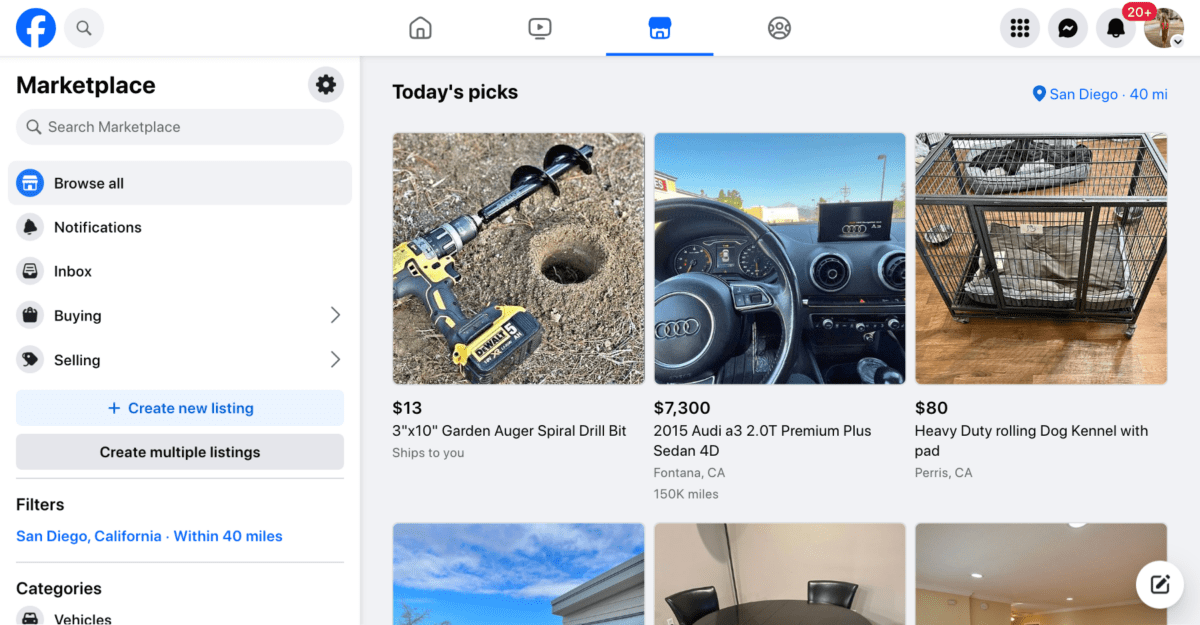 20 Facebook Marketplace Facebook Facebook Marketplace