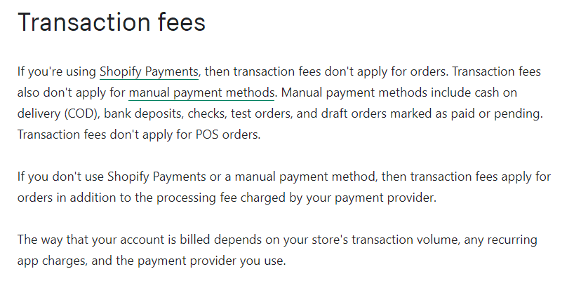 Charges · Shopify Help Center Charges · Shopify Help Center