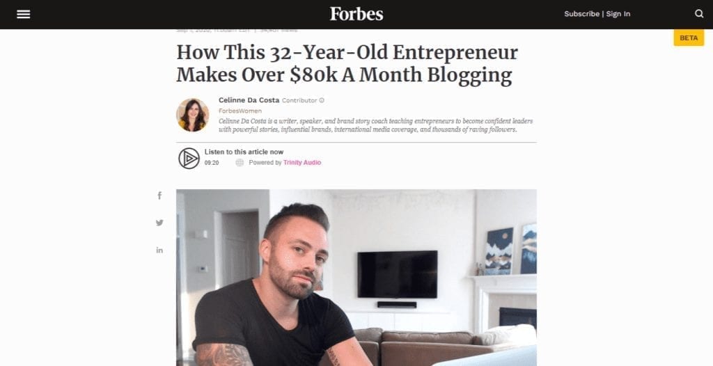 How This 32 Year Old Entrepreneur Makes Over 80k A Month Blogging 1024x526 1 Adam Enfroy