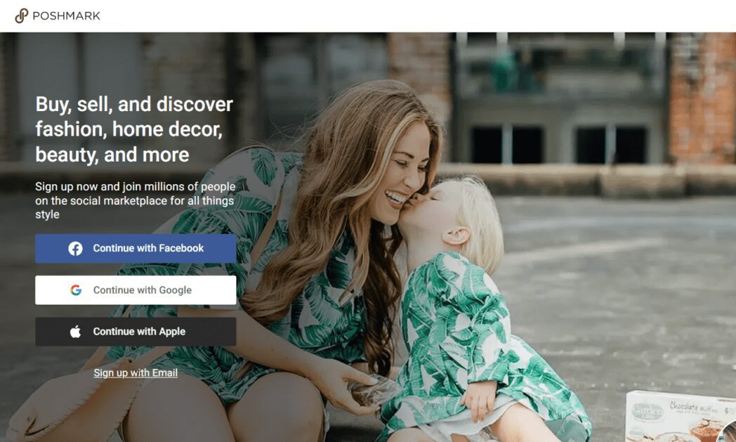 poshmark.com Screenshot Poshmark online store to sell clothes