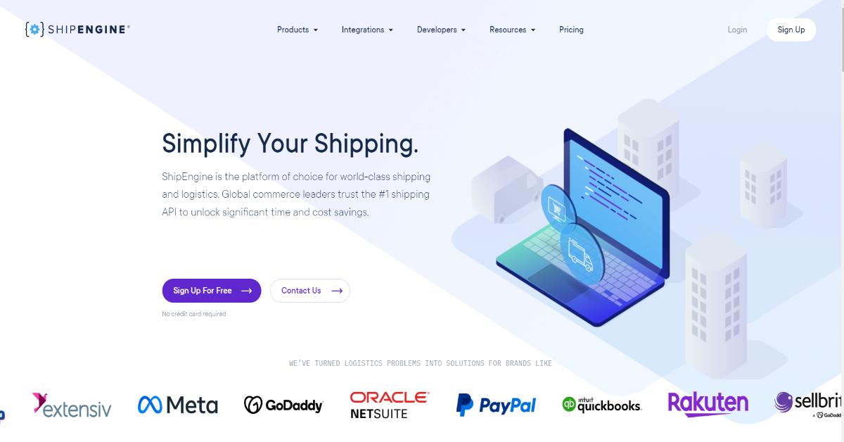 ShipEngine Review ShipEngine Homepage