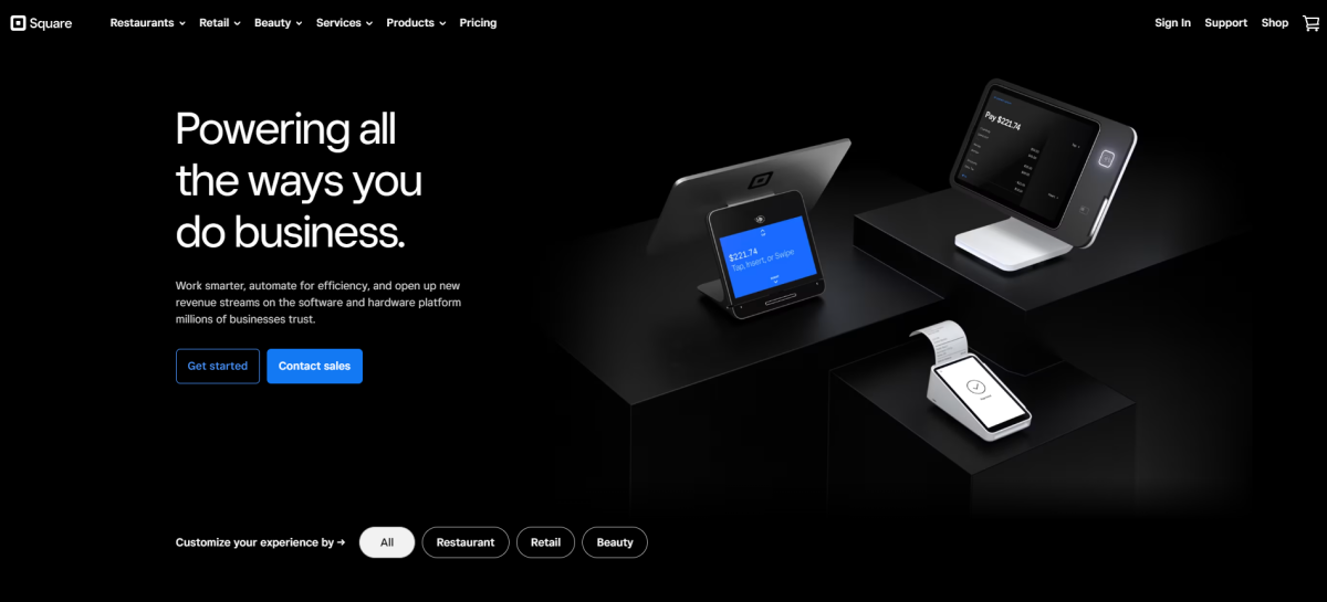 Square Homepage