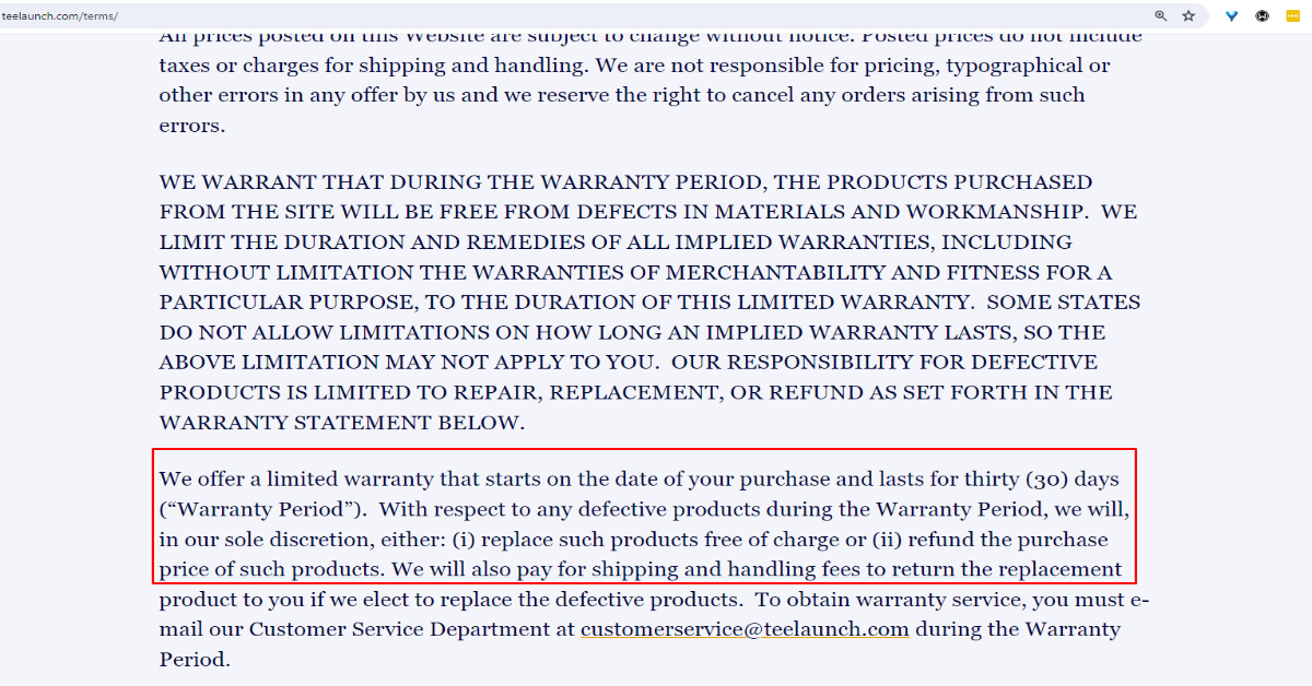 teelanuch refund policy teelanuch refund policy